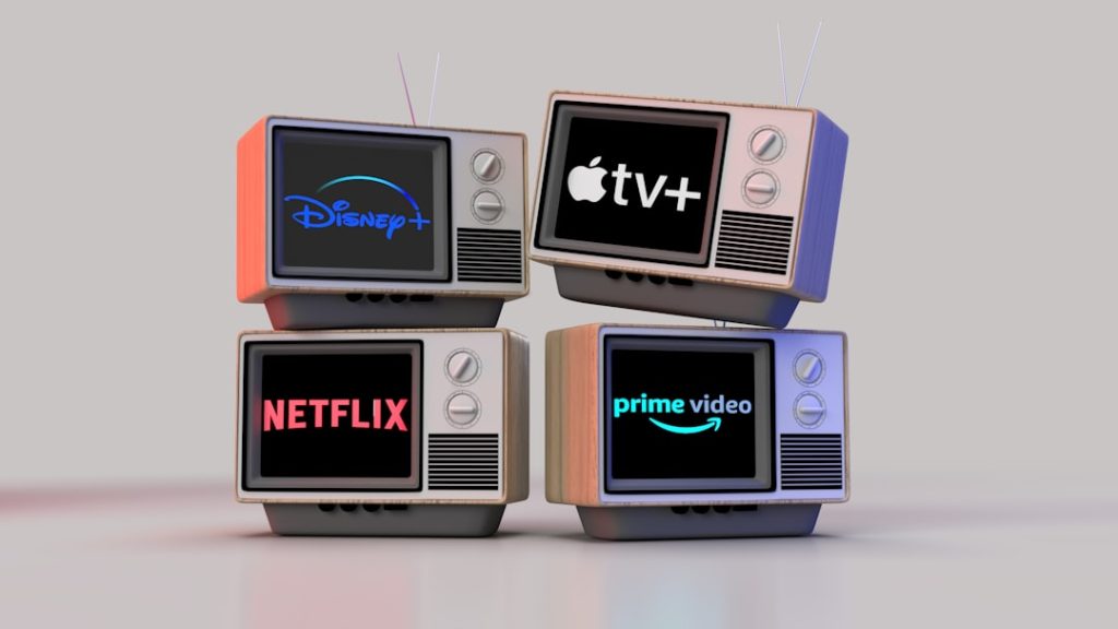 Logos of popular IPTV services