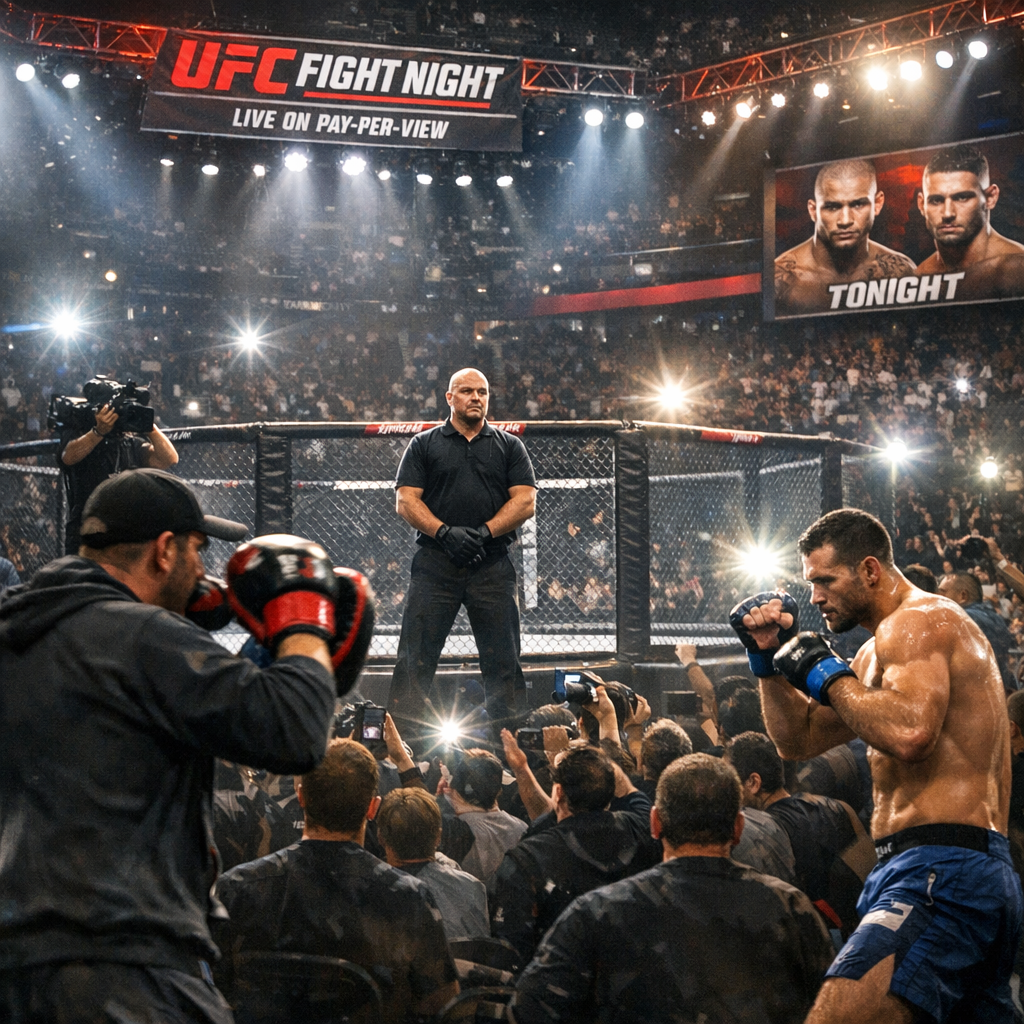 MMA fight night atmosphere for Rousey vs. Carano