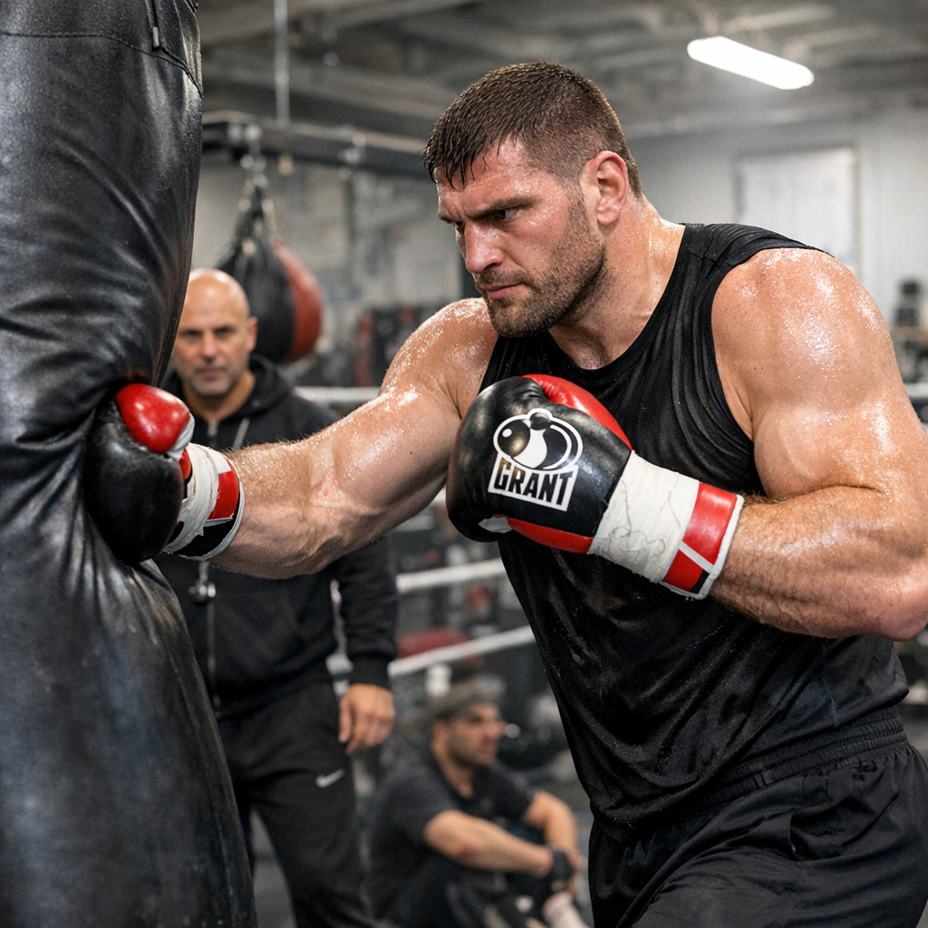Arslanbek Makhmudov preparing for the Tyson Fury fight 2026