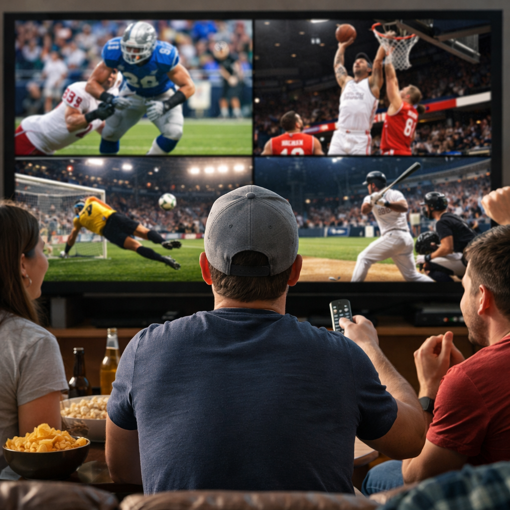 watching multi-sport mixed channels